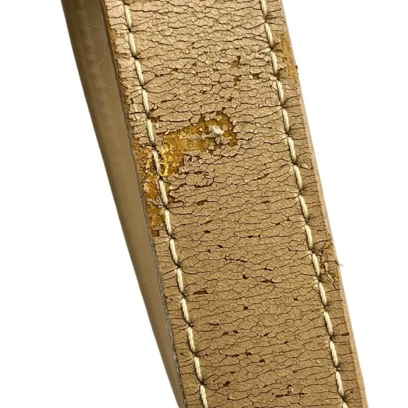 LONGCHAMP Vintage Nylon Shoulder Bag in Beige (READ DESCRIPTION) - Picture 10 of 11